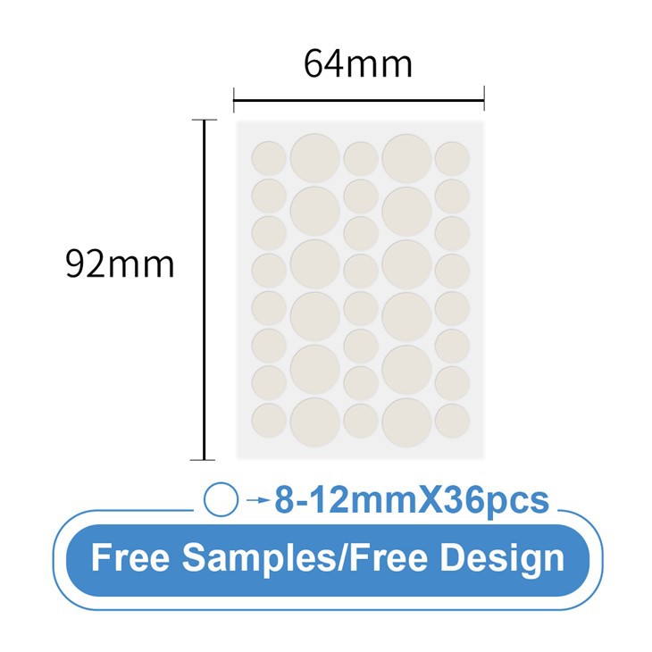 Invisible Waterproof Acne Scar Patch Skin Care Acne 36 Dots Pimple Patch Zit Cover